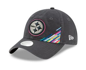 New Era 9Forty Women's Cap CRUCIAL CATCH Pittsburgh Steelers - Charcoal
