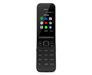 Nokia 2720 (4G/LTE Flip Phone) - Black - Au Stock