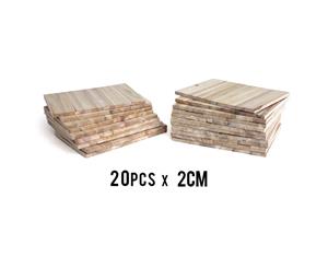 Paulownia Wood Break Boards - 20 pk of 2cm