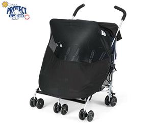 Protect-A-Bub Twin Deluxe Duo 3-1 Sunshade - Black