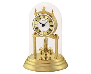 Seiko QHN006G Anniversary Clock with Rotating Pendulum Gold