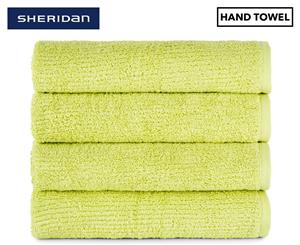 Sheridan Trenton Hand Towel 4-Pack - Citron
