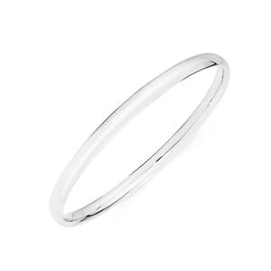 Silver 4x50mm Childs Bangle