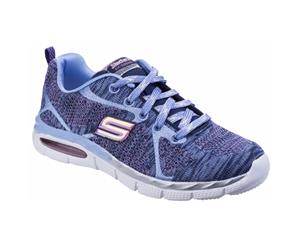 Skechers Childrens Girls Air Appeal Breezy Bliss Contrast Trainers (Navy/Periwinkle) - FS4238
