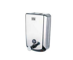 Stainless Steel Soap Dispenser Polished Wall Mounted 800ML
