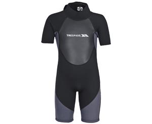 Trespass Childrens Boys Scuba 3Mm Short Wetsuit (Black) - TP343
