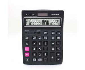 14 - Digit Electronics Office Calculators - Black