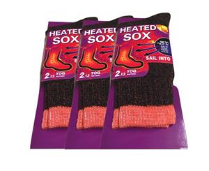 3 Pairs Women's Thermal Heated Sox Socks