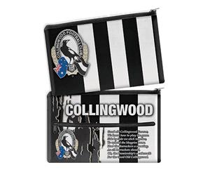 AFL Collingwood Magpies QUALITY LARGE Pencil Case for School Work Stationary