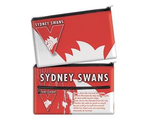 AFL Sydney Swans QUALITY LARGE Pencil Case for School Work Stationary