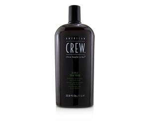 American Crew Men 3IN1 Tea Tree Shampoo Conditioner and Body Wash 1000ml/33.8oz
