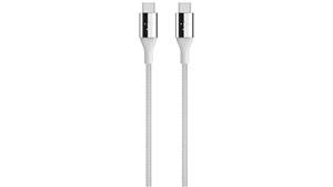 Belkin Mixit Duratek USB-C Cable with Dupont Kevlar - Silver