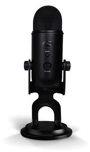 Blue Yeti Blackout USB Professional Multi-Pattern Microphone For Recording and Streaming