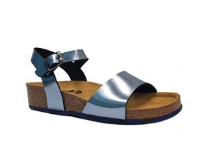 CCILU Horizon Illona Metallic Blue Sandals