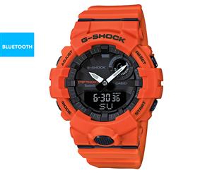 Casio G-Shock 54mm G-Squad GBA800-4A Bluetooth Resin Watch - Orange