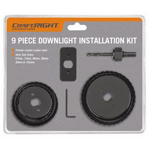 Craftright 9 Piece Downlight Installation Kit