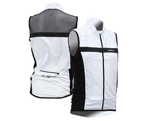 Cycling Bicycle Bike Outdoor Sleeveless Jersey Wind Vest White