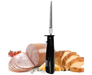 Electric Knife Carving Tool Slicer Electromotion Reamer Meat Bread Cheese Black