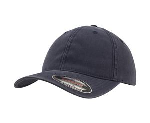 Flexfit Garment Washed Cotton Dad Baseball Cap (Pack Of 2) (Navy) - RW6731