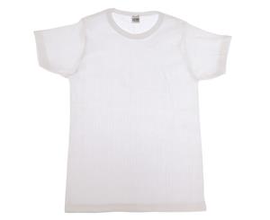 Floso Unisex Childrens/Kids Thermal Underwear Short Sleeve T-Shirt/Top (White) - THERM126