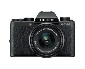 Fujifilm X-T100 Mirrorless Camera with XC 15-45mm f/3.5-5.6 OIS Lens Black