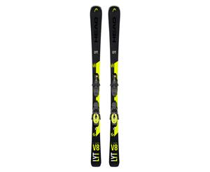 Head V-Shape V8 Alpine Frontside Skis Anthracite/Neon - Yellow