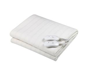 Heller Fitted Double Size Electric Blanket Washable/3 Heat/Heater/Warm Bed Rug