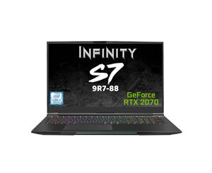Infinity S7 17.3" Laptop i7-9750H 16G RAM 512G SSD RTX2070 Narrow Bezel Notebook - Infinity S7-9R7-88