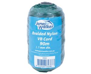 Jarvis Walker 1.5mm Braided Nylon VB Cord - 90 Metres