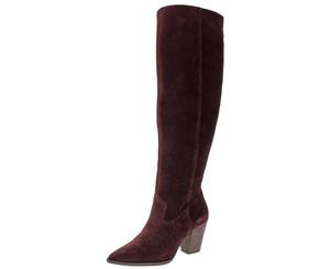Lucky Brand Womens Azoola Leather Tall Over-The-Knee Boots