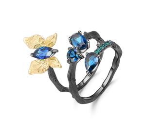 Luxplus - Light Blue Butterfly With Wings Women's Ring