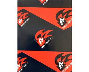 Melbourne Demons AFL Team Logo Wrapping Paper Giftwrap