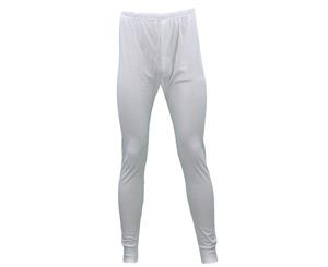 Men's Merino Wool Blend Thermal Pants Long Johns Underwear S-2XL - Men's Long Johns - Beige