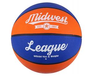 Midwest League Basketball Blue/Orange Size 7