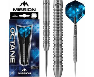 Mission - Octane M5 Darts - Steel Tip - 80% Tungsten - 21g 23g 25g