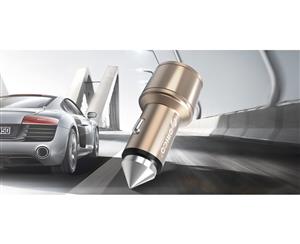 ORICO 15.5W 2 Port USB Car Charger with Safety Hammer