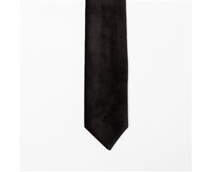 RUMI MAN Men's Black Veluro Tie