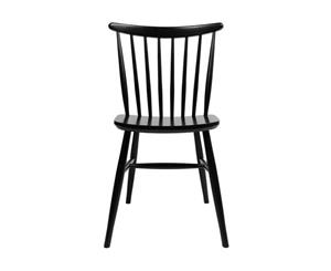 Replica Knoll Nakishima Straight Chair - Black Wood