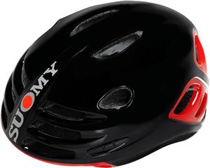 SUOMY SFERA Road Bike Helmet Black/Red Gloss