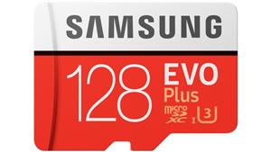 Samsung Evo Plus 128GB Micro SDXC Memory Card with SD Adapter