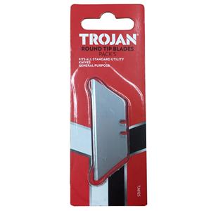 Trojan Round Tip Utility Knife Blade - 5 Pack