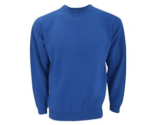 Ucc 50/50 Unisex Plain Set-In Sweatshirt Top (Burgundy) - BC1192
