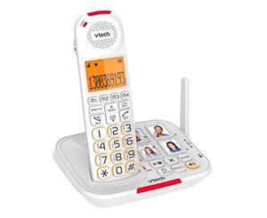 VTech CareLine CLS17450 DECT6.0 Handsfree Cordless Home/Office Phone w/ VSMART