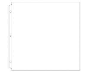 We R Ring Photo Sleeves 12&quotX12" 10/Pkg-Full Page