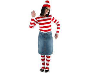 Where's Waldo Wenda Adult Women's Costume Kit