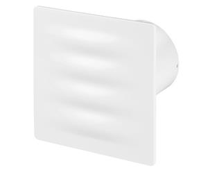 100mm Humidity Sensor VERTICO Extractor Fan White ABS Front Panel Wall Ceiling Ventilation