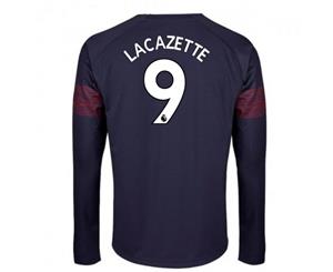2018-2019 Arsenal Puma Away Long Sleeve Shirt (Lacazette 9)