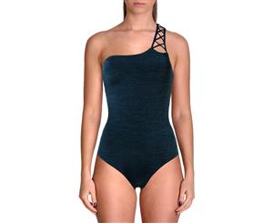 Becca by Rebecca Virtue Womens Mesa Verde One-Shoulder One-Piece Swimsuit