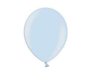 Belbal 5 Inch Balloons (Pack Of 100) (Metallic Light Blue) - SG4298