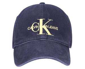 Calvin Klein Jeans Monogram Baseball Cap - Navy Corduroy